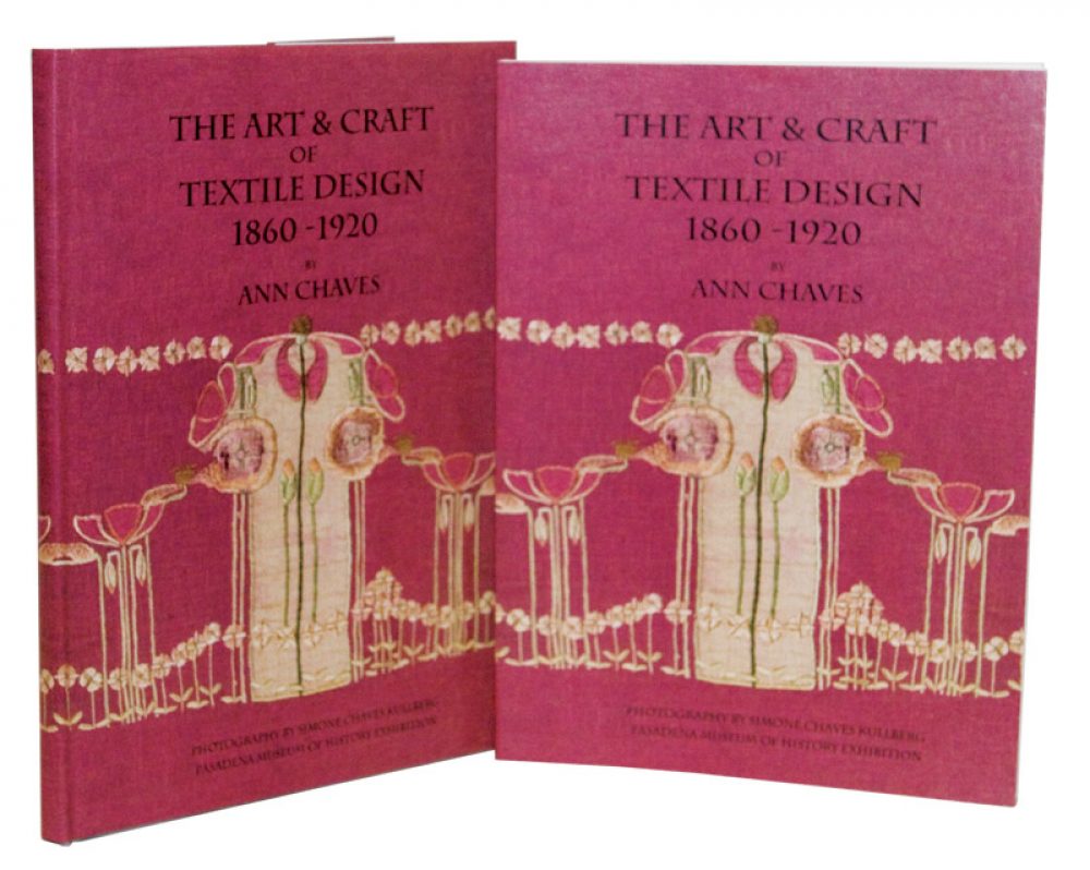 The Art & Craft of Textile Design, 1860-1920 Softcover (left) and Hardcover (right) by Ann Chaves