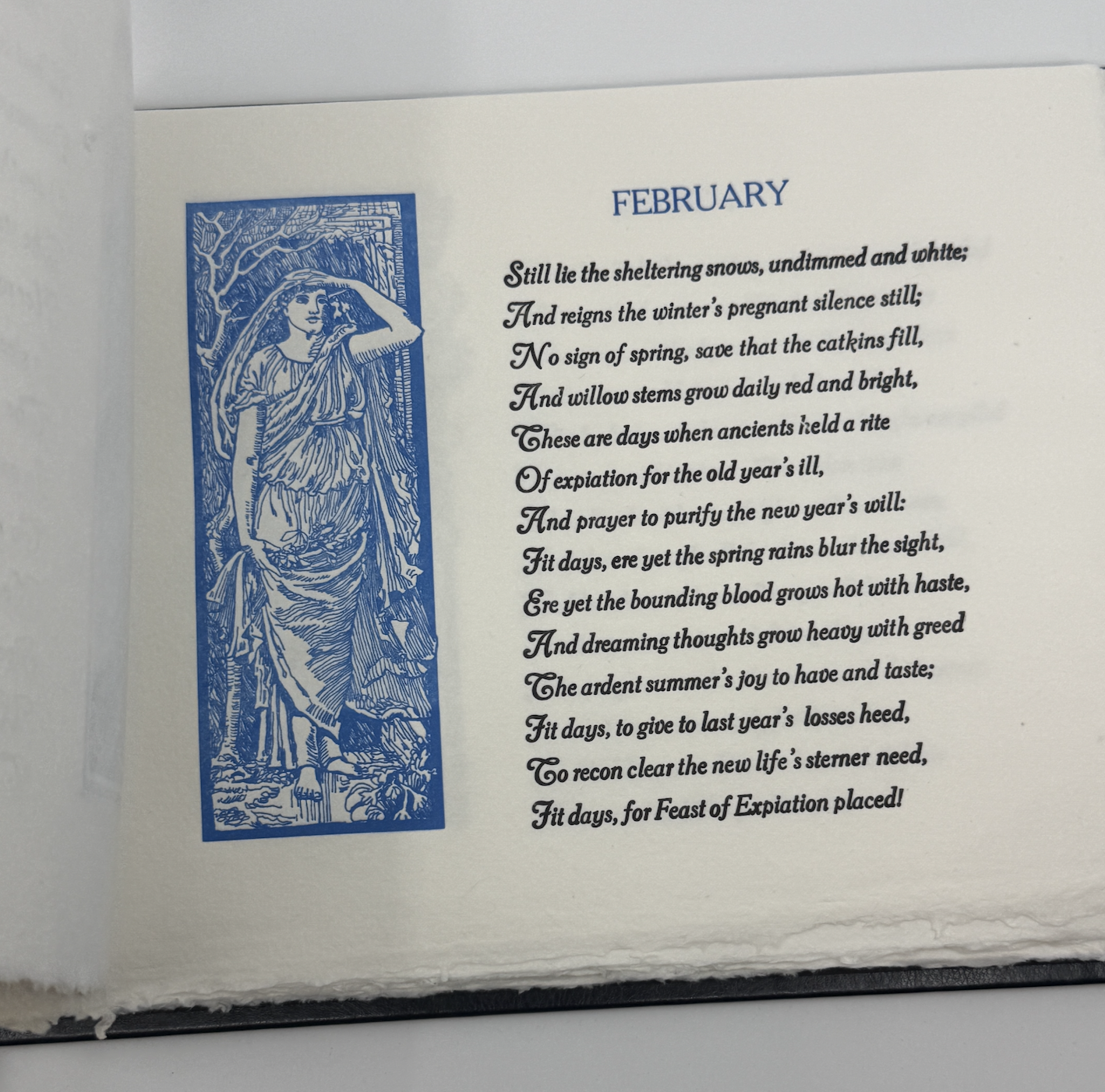 "A Calendar of Sonnets" Large Paper Edition by Helen Jackson - Image 3